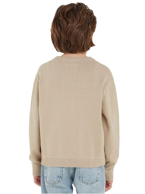 CALVIN KLEIN Relaxed Sweater for Children CALVIN KLEIN | CKIB0IB01874PED